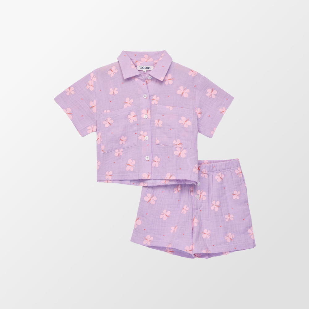 Pyjama met vlinderprint van Woody