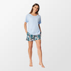 Pyjama de Schiesser avec motif de palmiers sur le short