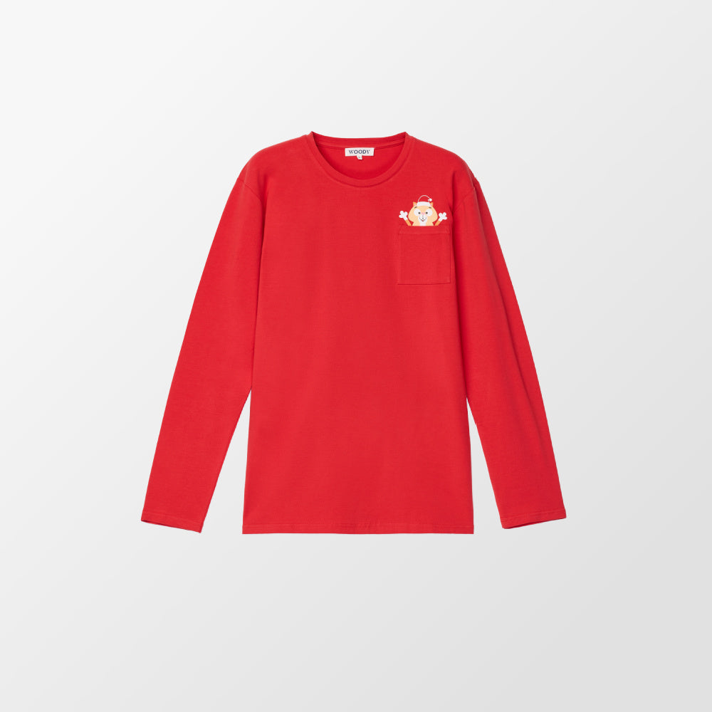 Pyjama met kattenprint van Woody