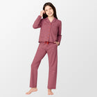 Pyjama Woody met blouse met knopen