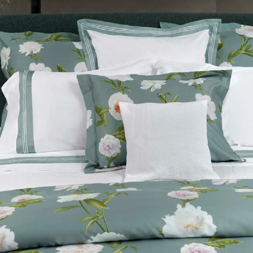 Dekbedovertrek Regale Wilton Blue met pioenroos