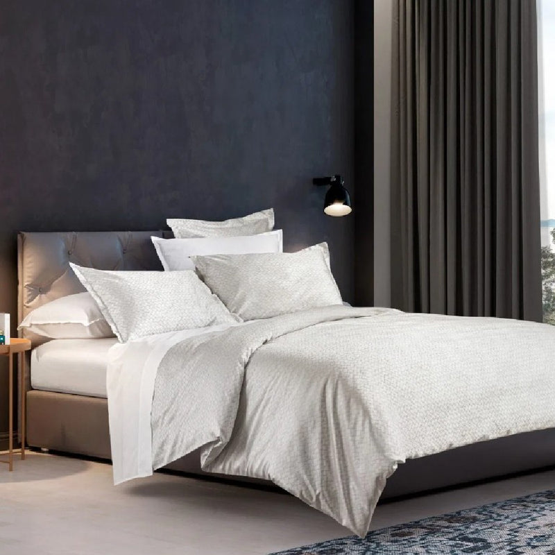 Dekbedovertrek Sestri Grey van Signoria met geometrisch design