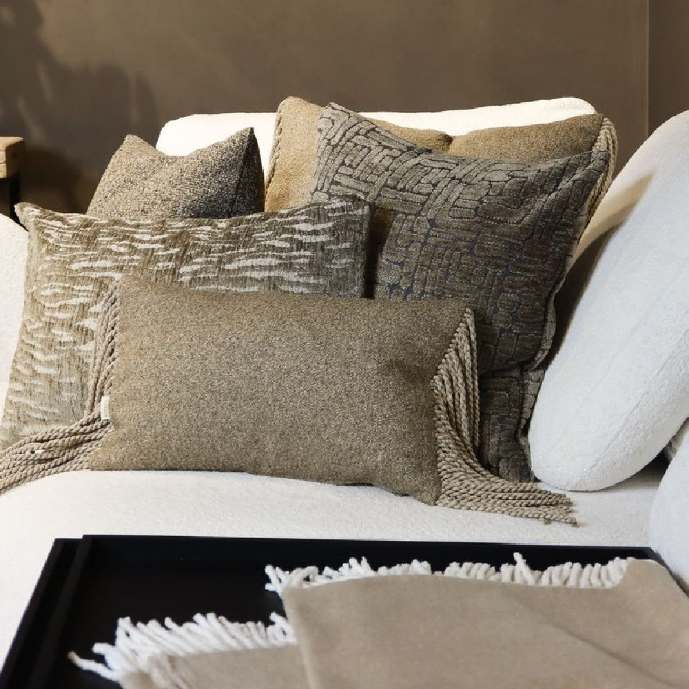 VDK sierkussen Savoy met rijke gemêleerde weefstructuur