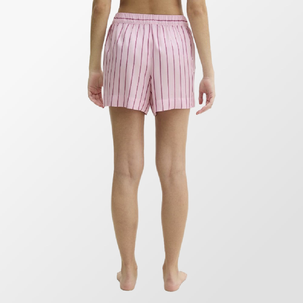 Roze loungeshort met strepen van Marc O'Polo