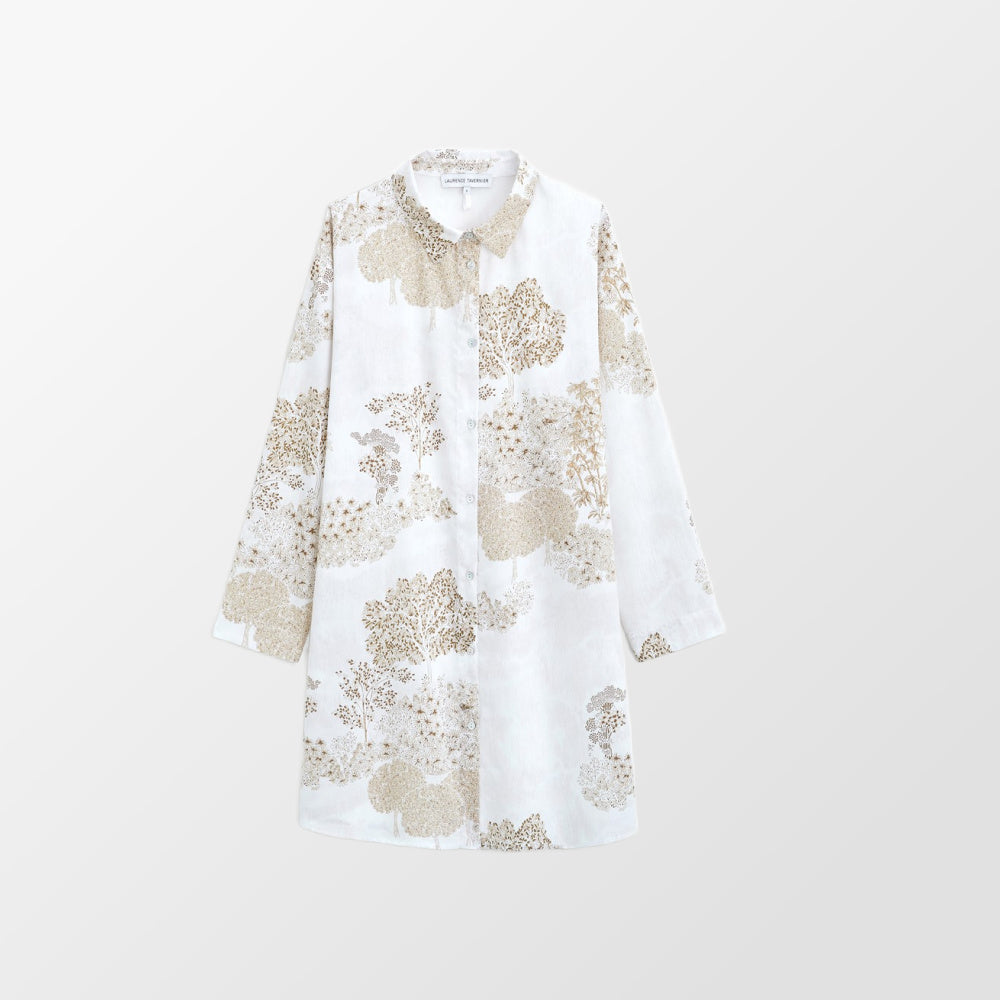 Slaapkleed met landschapsprint van Laurence Tavernier