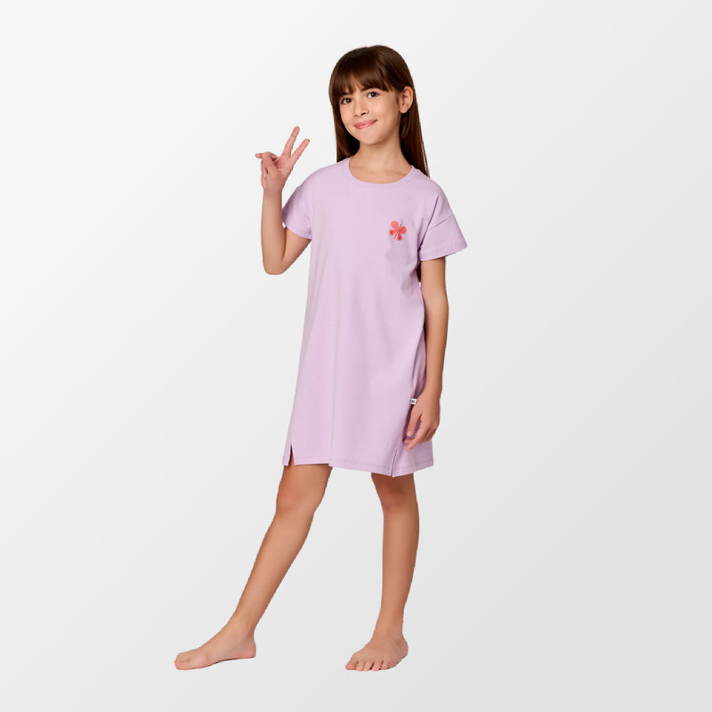 Sleep shirt lilac from Woody for girls