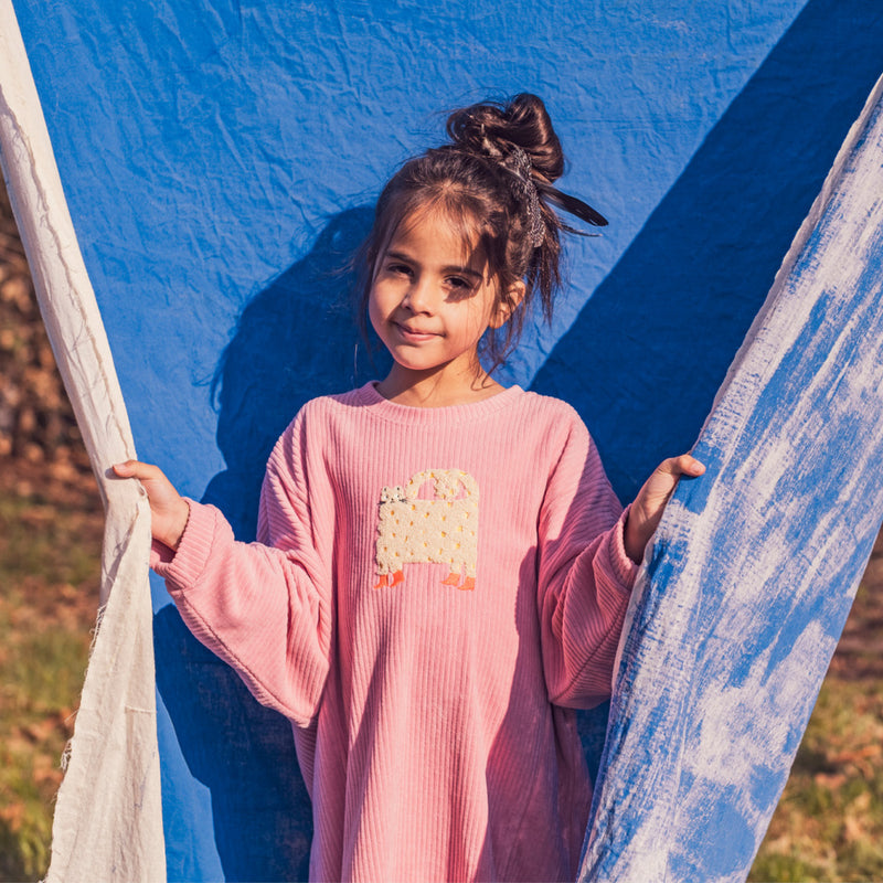 Slaapkleed van Woody in velours