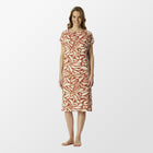 Chemise de nuit terracotta de Schiesser