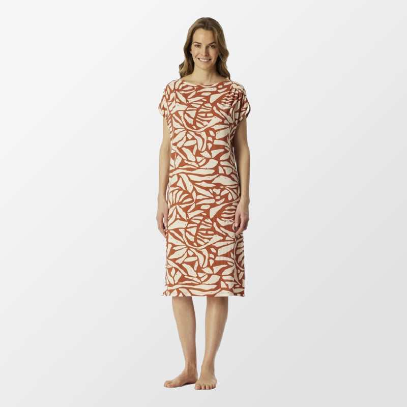 Chemise de nuit terracotta de Schiesser