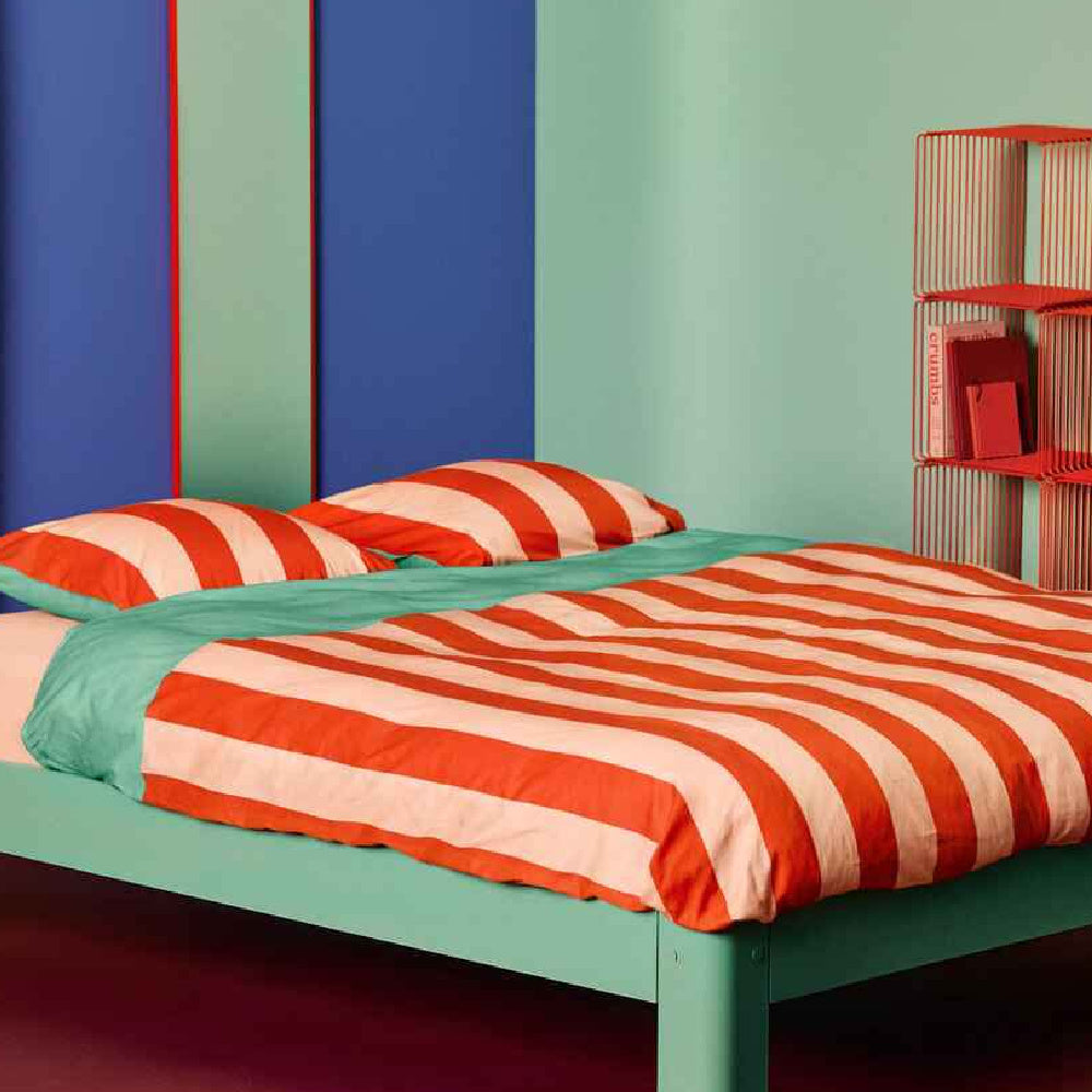 Dekbedovertrek Tivoli van Auping met strepen in levendige kleuren