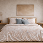 Dekbedovertrek Vallerie Offwhite met fijne bloemen