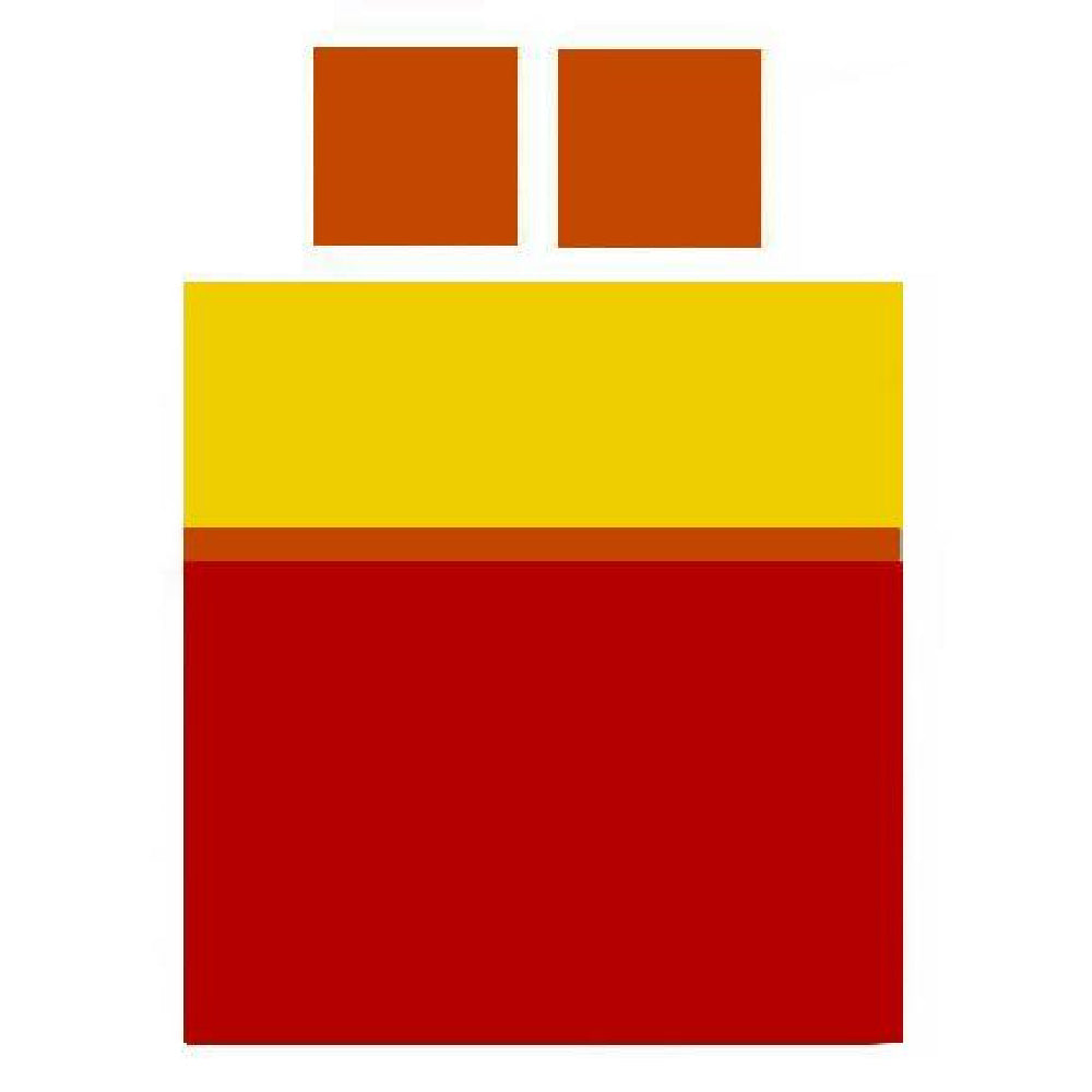 dekbedovertrek Hudson flanel rood, Lysdrap