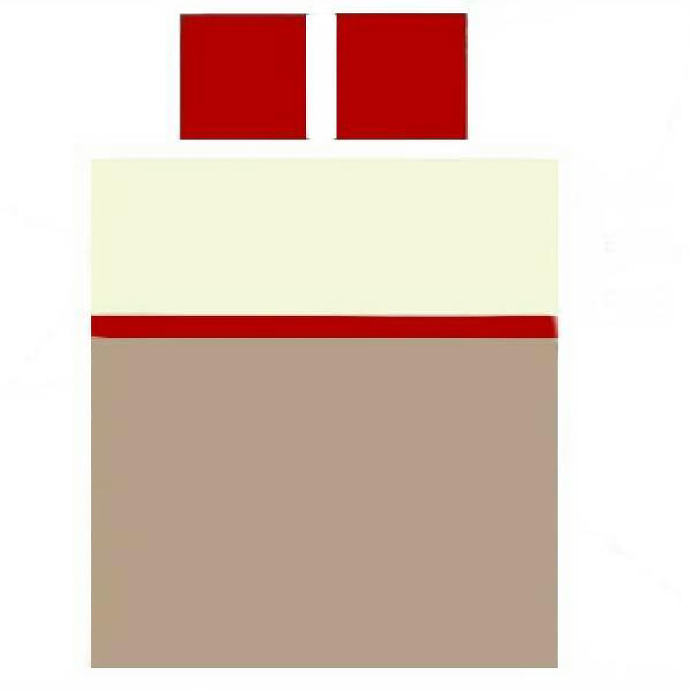 dekbedovertrek Hudson flanel bruin, Lysdrap