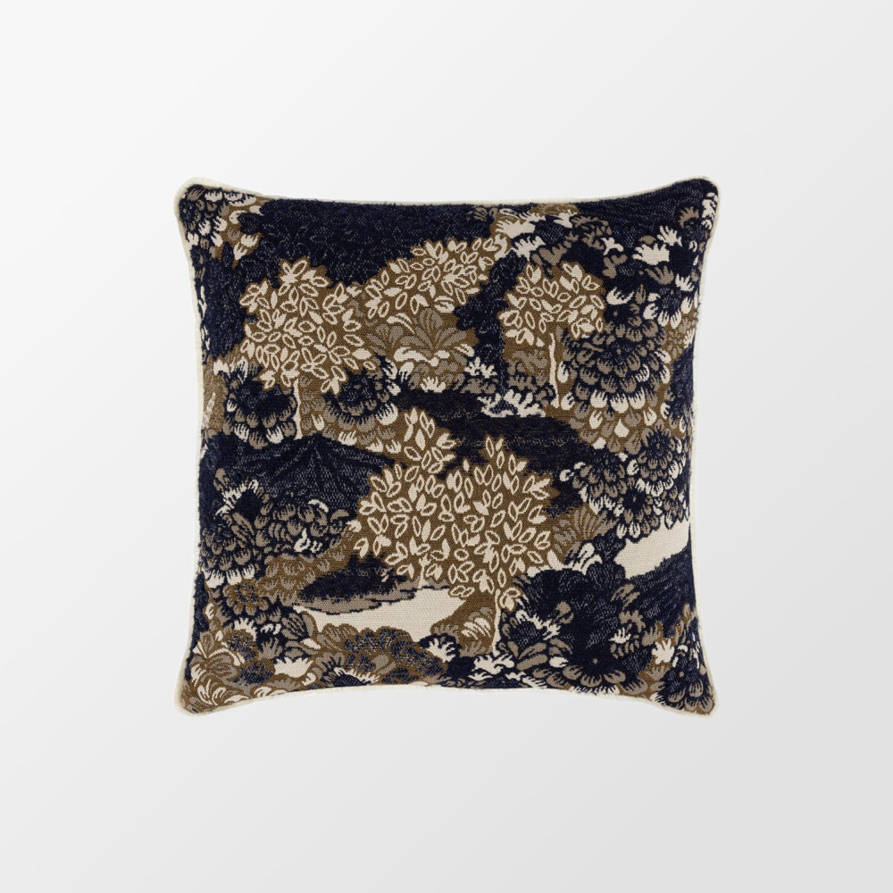 Sierkussen Paysages van jacquardweefsel van Yves Delorme