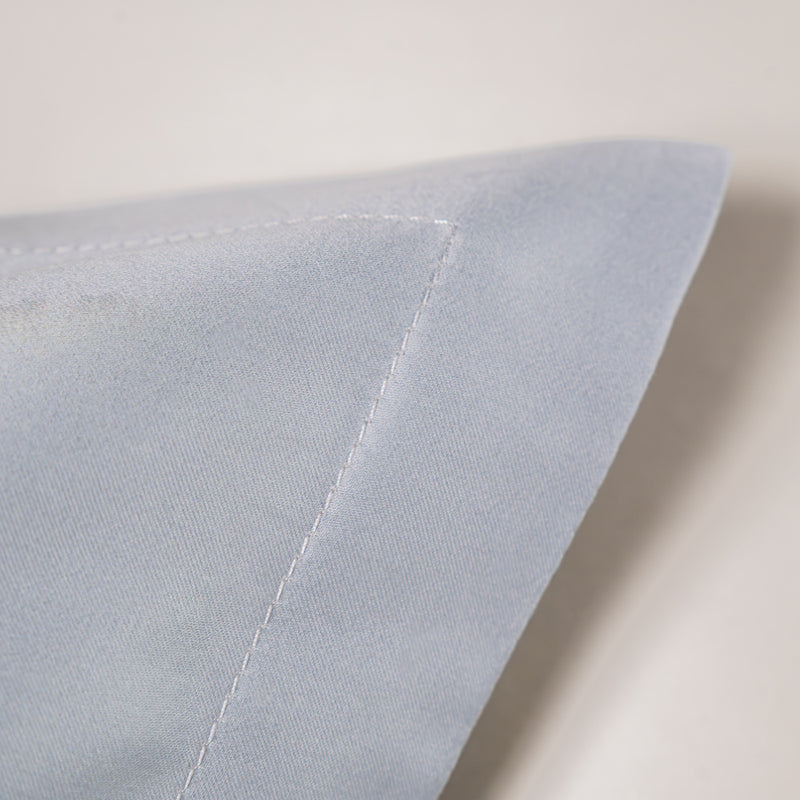 volant sloop Virgo perkaal van Lysdrap - taie à volant Virgo percale de coton de Lysdrap - Oxford pillowcase Virgo cotton percale from Lysdrap