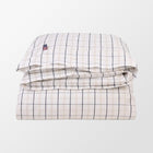 Lexington dekbedovertrek Icons Poplin White/Beige/Navy