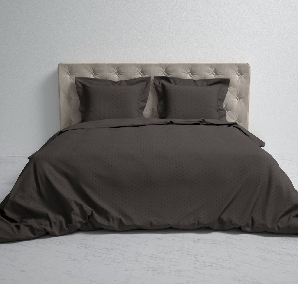Heckett&Lane-duvet cover Punto Anthracite