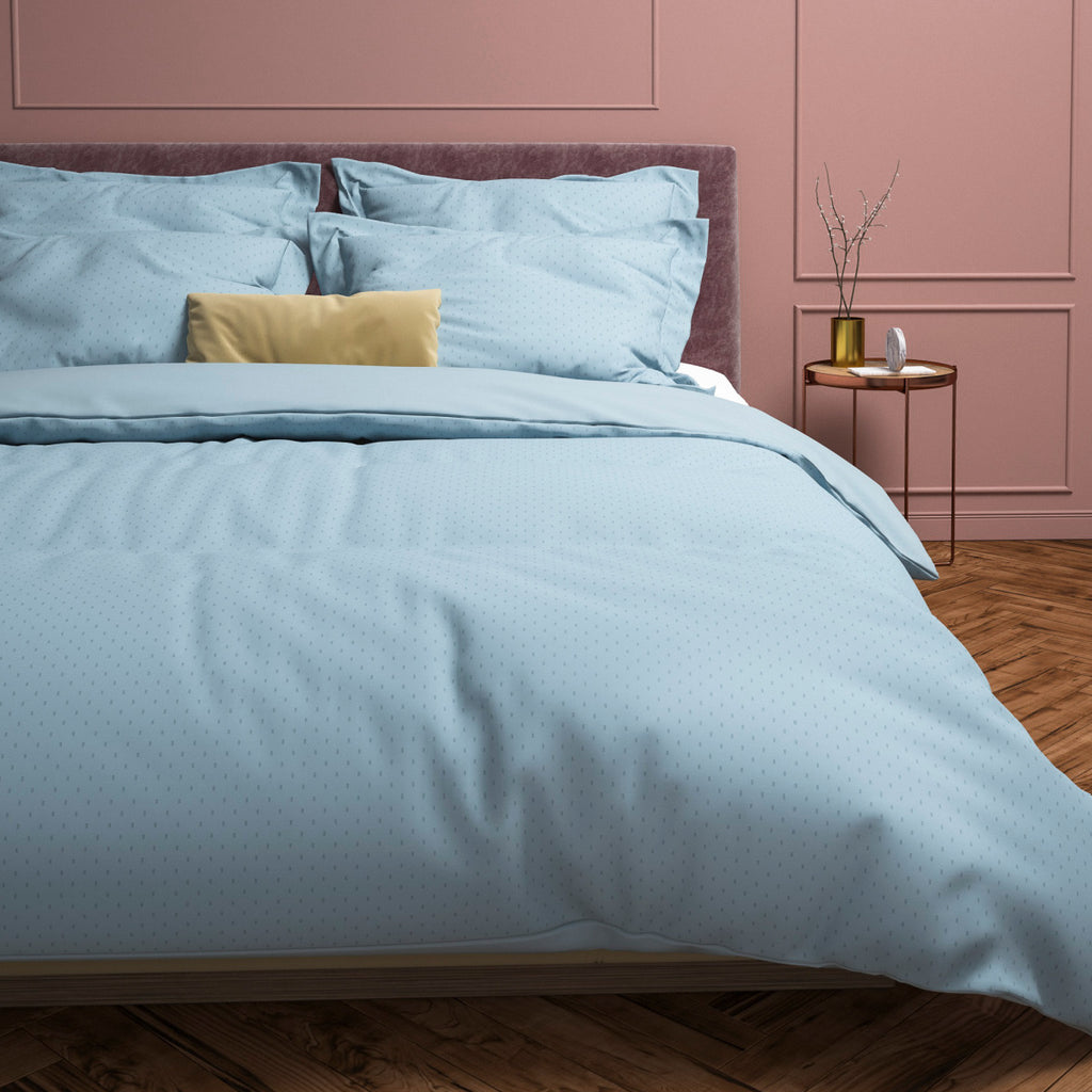 Hecket&Lane-duvet cover Punto Colonial Blue