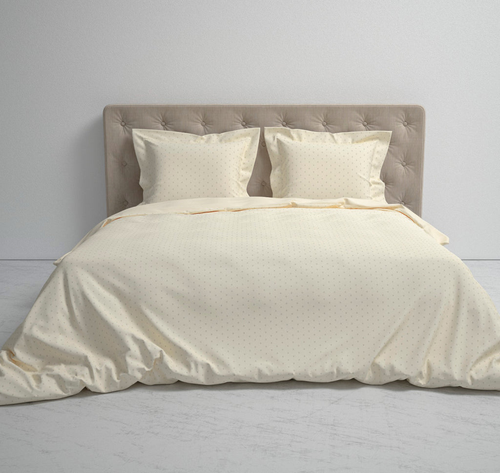 Hecket&Lane-duvet cover Punto Offwhite