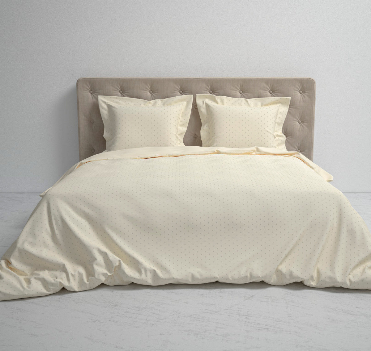 Hecket&Lane-duvet cover Punto Offwhite
